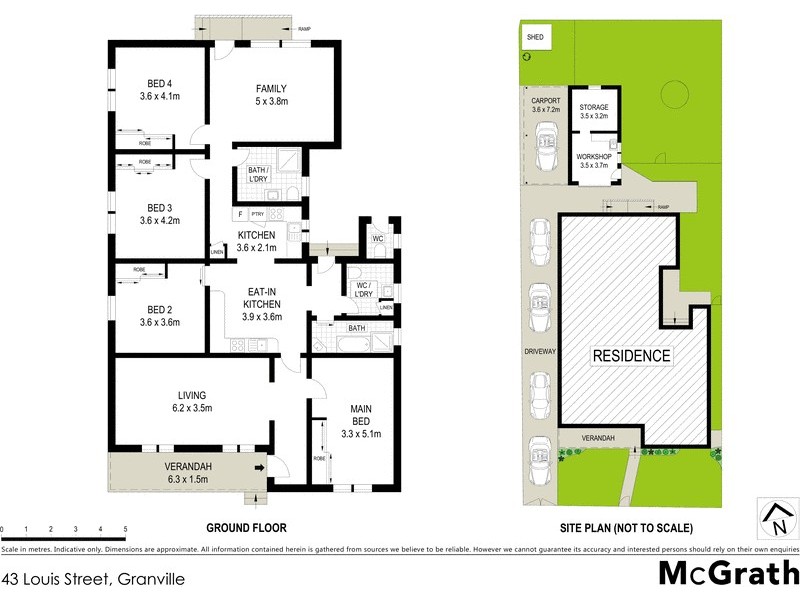 43 Louis Street, Granville NSW 2142 Floorplan