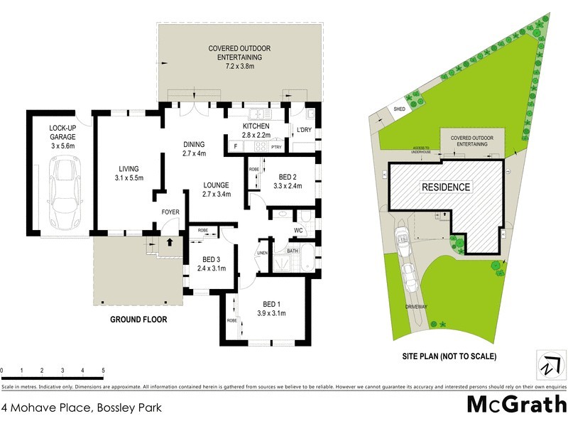 4 Mohave Place, Bossley Park NSW 2176 Floorplan