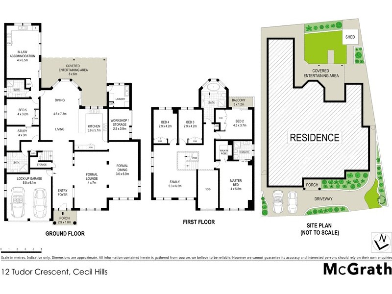 12 Tudor Crescent, Cecil Hills NSW 2171 Floorplan