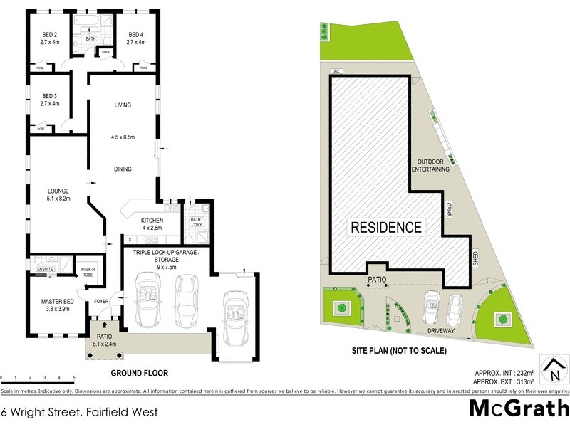 6 Wright Street, Fairfield West NSW 2165 Floorplan
