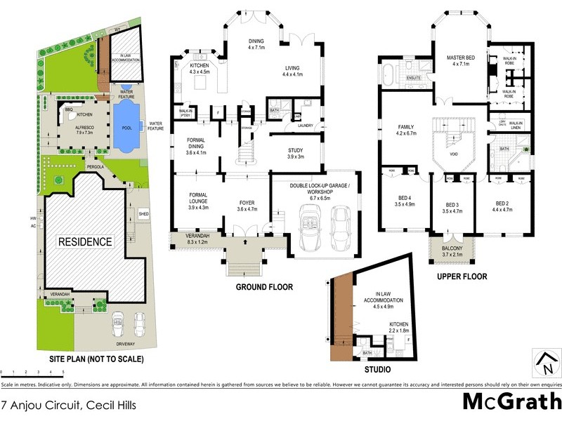 7 Anjou Circuit, Cecil Hills NSW 2171 Floorplan