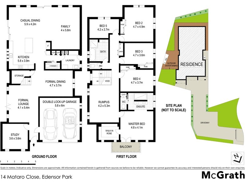 14 Mataro Close, Edensor Park NSW 2176 Floorplan