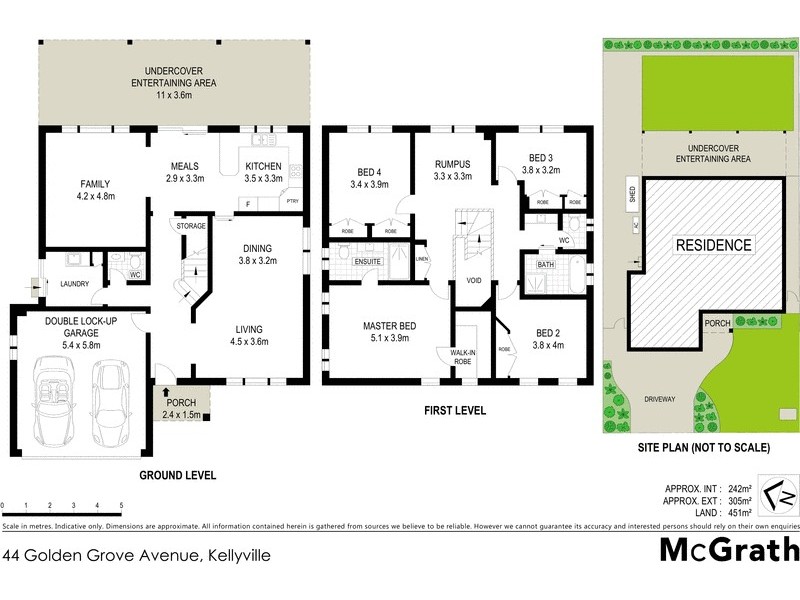 44 Golden Grove Avenue, Kellyville NSW 2155 Floorplan