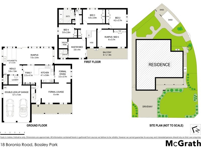 18 Boronia Road, Bossley Park NSW 2176 Floorplan
