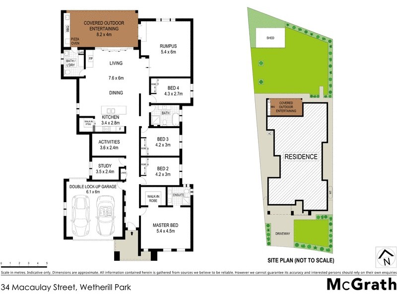 34 Macaulay Street, Wetherill Park NSW 2164 Floorplan