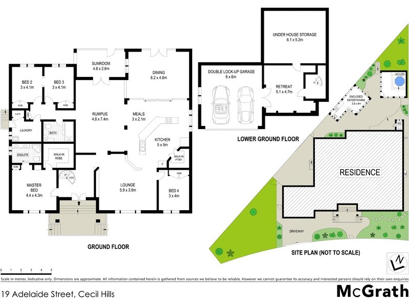 19 Adelaide Street, Cecil Hills NSW 2171 Floorplan