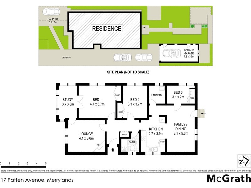 17 Patten Avenue, Merrylands NSW 2160 Floorplan