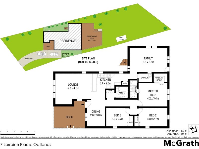 7 Lorraine Place, Oatlands NSW 2117 Floorplan