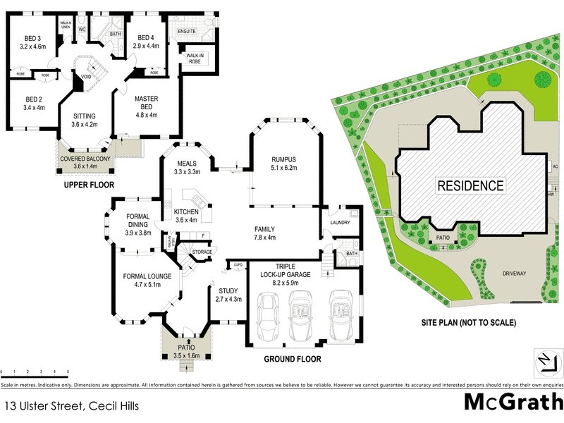 13 Ulster Street, Cecil Hills NSW 2171 Floorplan