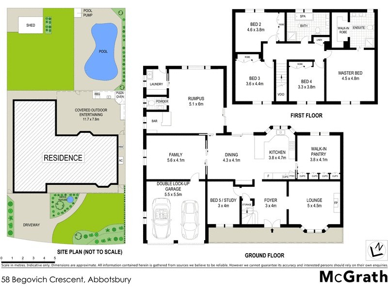 58 Begovich Crescent, Abbotsbury NSW 2176 Floorplan