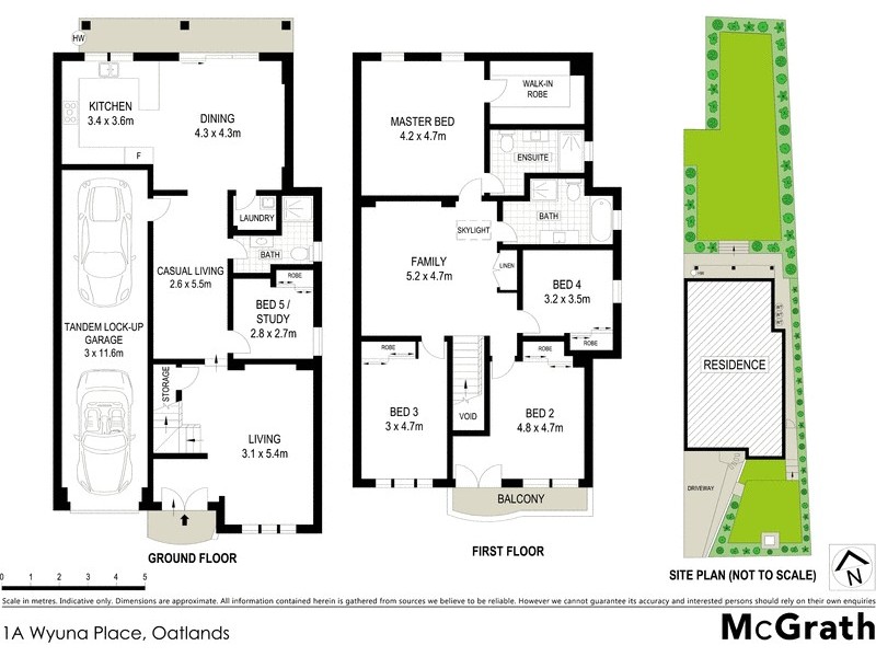1A Wyuna Place, Oatlands NSW 2117 Floorplan