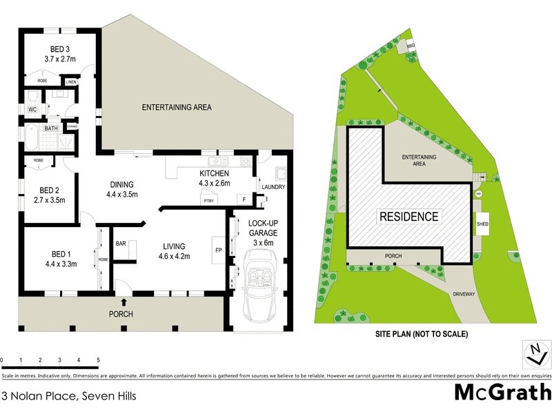 3 Nolan Place, Seven Hills NSW 2147 Floorplan