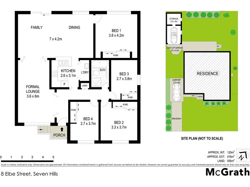 8 Elbe Street, Seven Hills NSW 2147 Floorplan