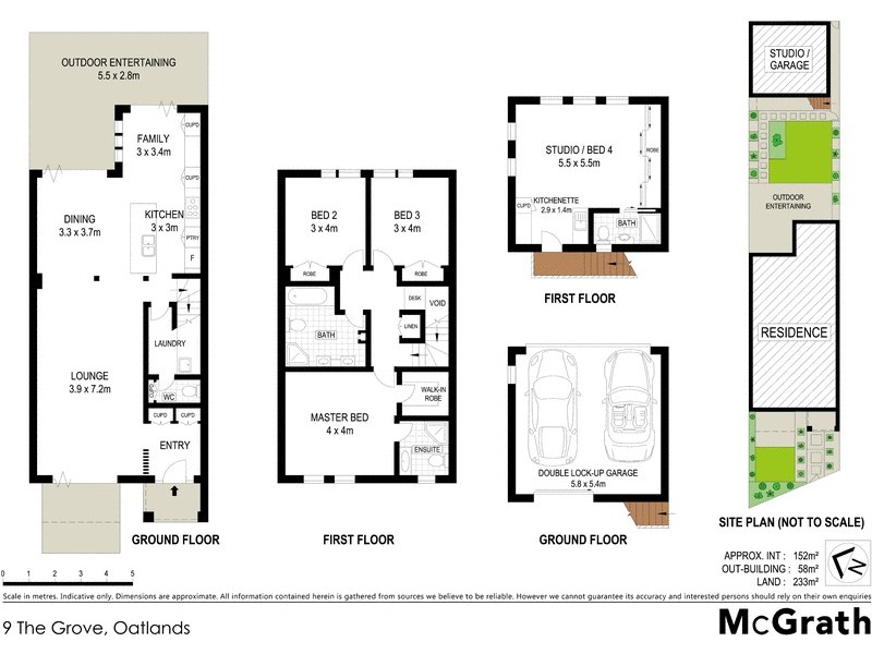 9 The Grove, Oatlands NSW 2117 Floorplan