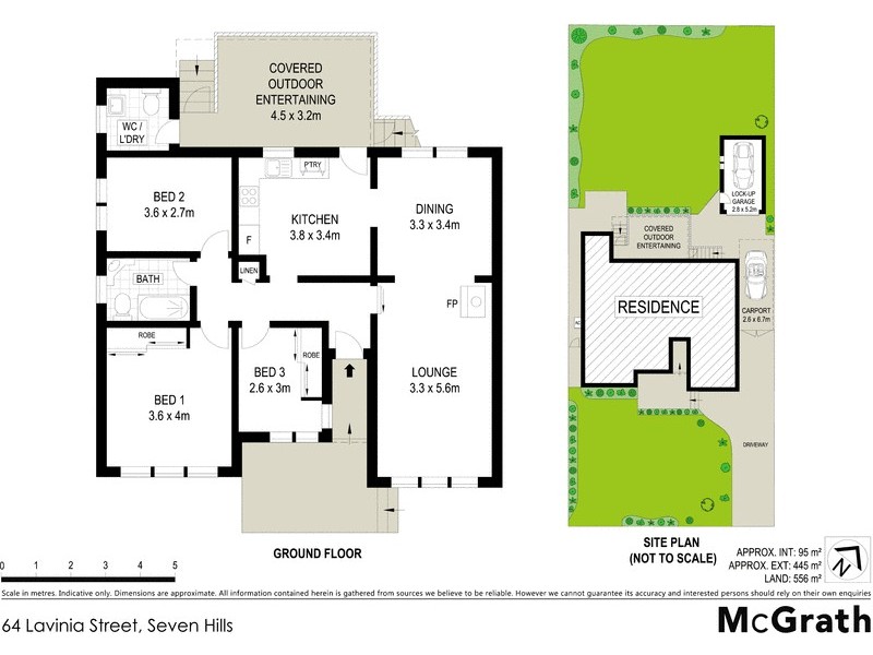64 Lavinia Street, Seven Hills NSW 2147 Floorplan