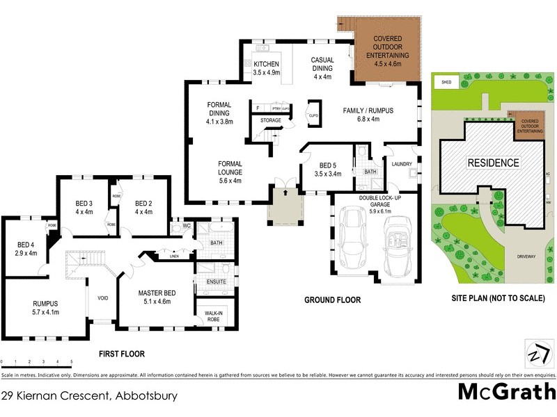 29 Kiernan Crescent, Abbotsbury NSW 2176 Floorplan