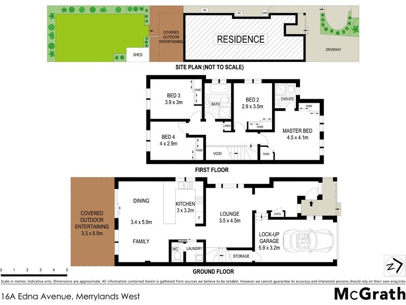 16A Edna Avenue, Merrylands West NSW 2160 Floorplan