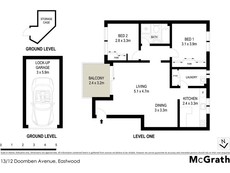 13/12 Doomben Avenue, Eastwood NSW 2122 Floorplan