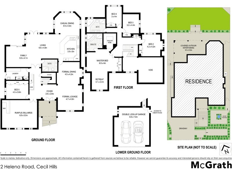 2 Helena Road, Cecil Hills NSW 2171 Floorplan