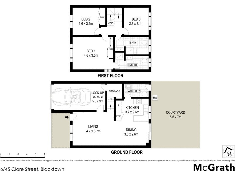 6/45 Clare Street, Blacktown NSW 2148 Floorplan