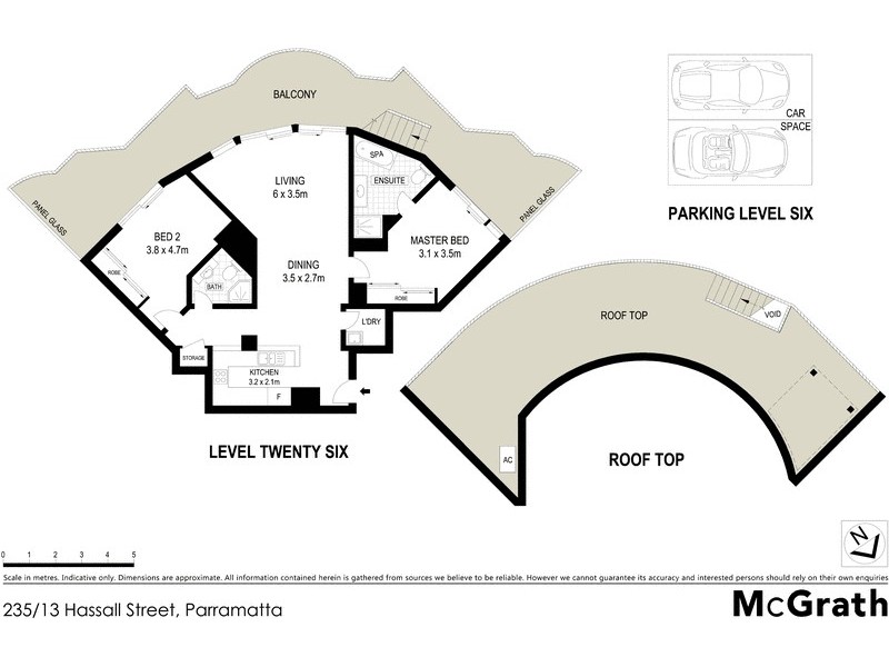 235/13 Hassall Street, Parramatta NSW 2150 Floorplan