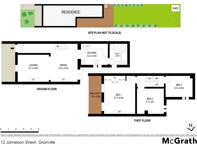 12 Jamieson Street, Granville NSW 2142 Floorplan