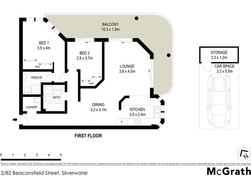 2/82 Beaconsfield Street, Silverwater NSW 2128 Floorplan