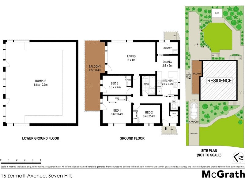16 Zermatt Avenue, Seven Hills NSW 2147 Floorplan