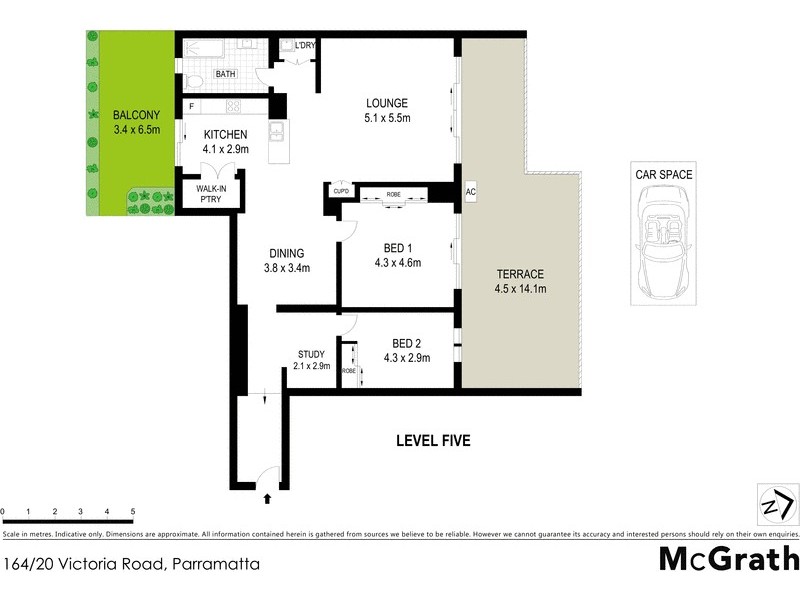 164/20 Victoria Road, Parramatta NSW 2150 Floorplan