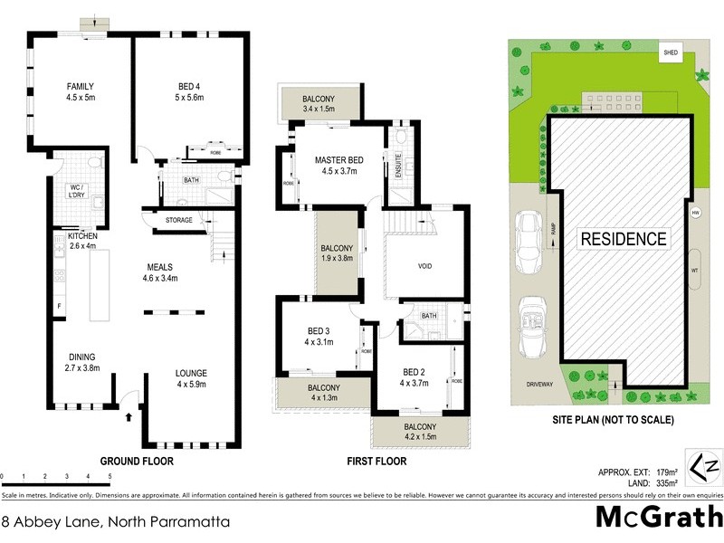 8 Abbey Lane, North Parramatta NSW 2151 Floorplan