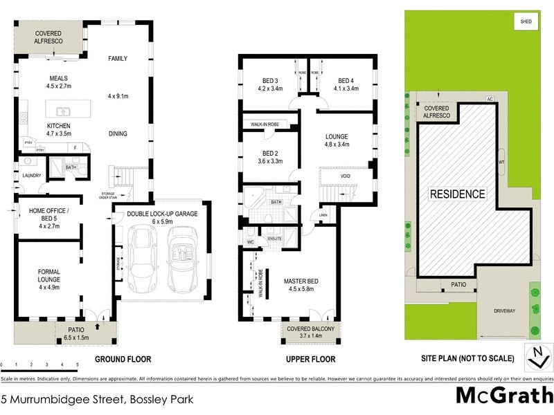 5 Murrumbidgee Street, Bossley Park NSW 2176 Floorplan