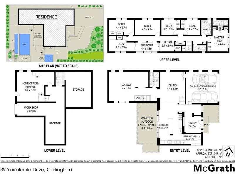 39 Yarralumla Drive, Carlingford NSW 2118 Floorplan