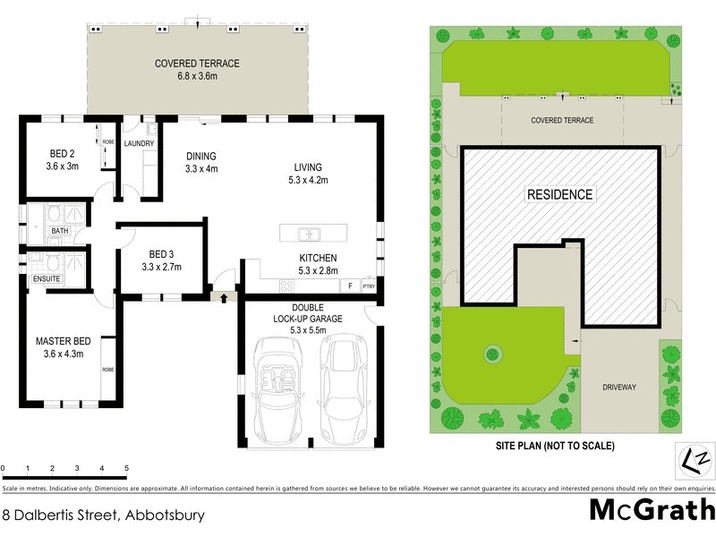 8 Dalbertis Street, Abbotsbury NSW 2176 Floorplan