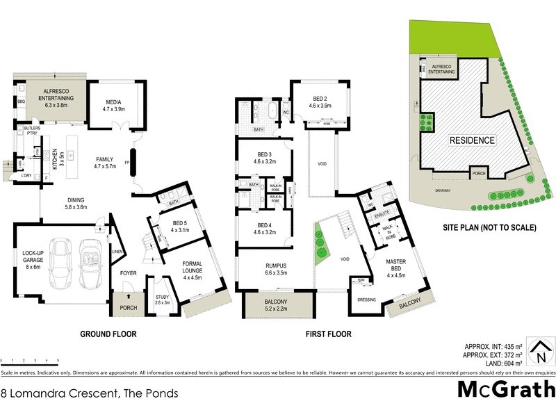 8 Lomandra Crescent, The Ponds NSW 2769 Floorplan