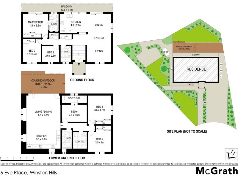 6 Eve Place, Winston Hills NSW 2153 Floorplan