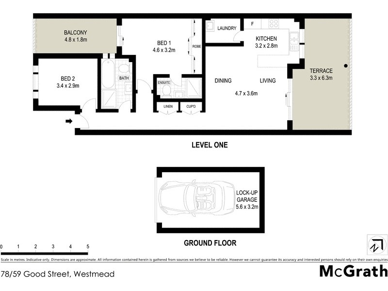 78/59 Good Street, Westmead NSW 2145 Floorplan