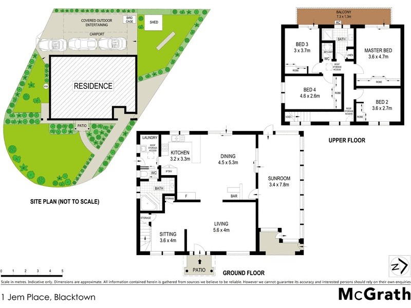 1 Jem Place, Blacktown NSW 2148 Floorplan