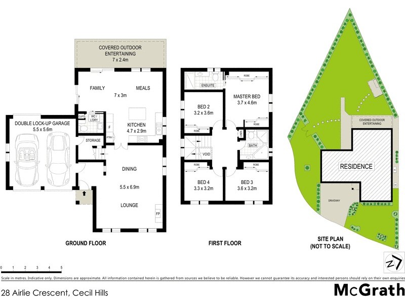 28 Airlie Crescent, Cecil Hills NSW 2171 Floorplan