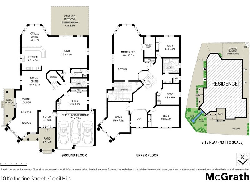 10 Katherine Street, Cecil Hills NSW 2171 Floorplan
