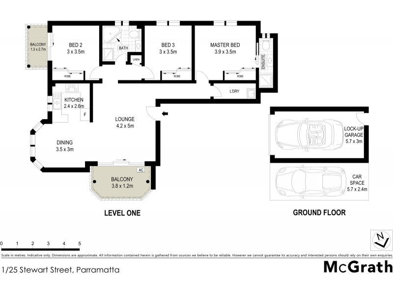 1/25 Stewart Street, Parramatta NSW 2150 Floorplan