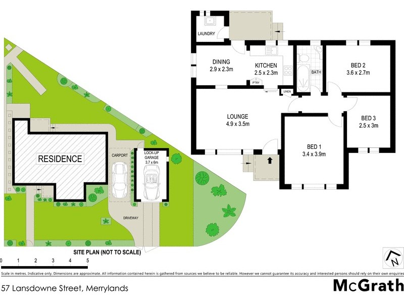 57 Lansdowne Street, Merrylands NSW 2160 Floorplan
