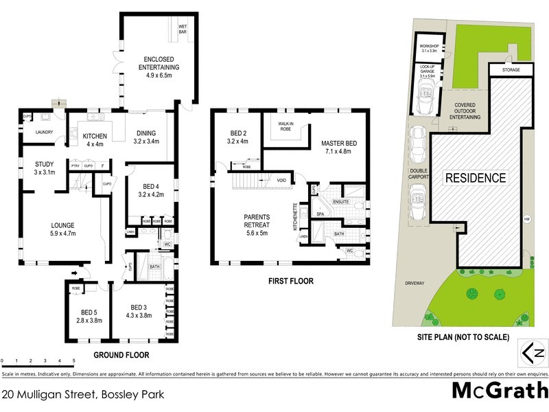 20 Mulligan Street, Bossley Park NSW 2176 Floorplan