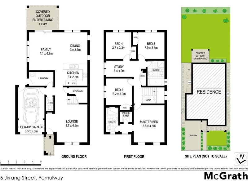 6 Jirrang Street, Pemulwuy NSW 2145 Floorplan