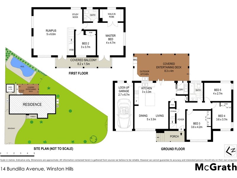 14 Bundilla Avenue, Winston Hills NSW 2153 Floorplan