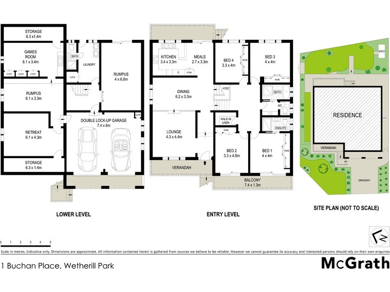 1 Buchan Place, Wetherill Park NSW 2164 Floorplan