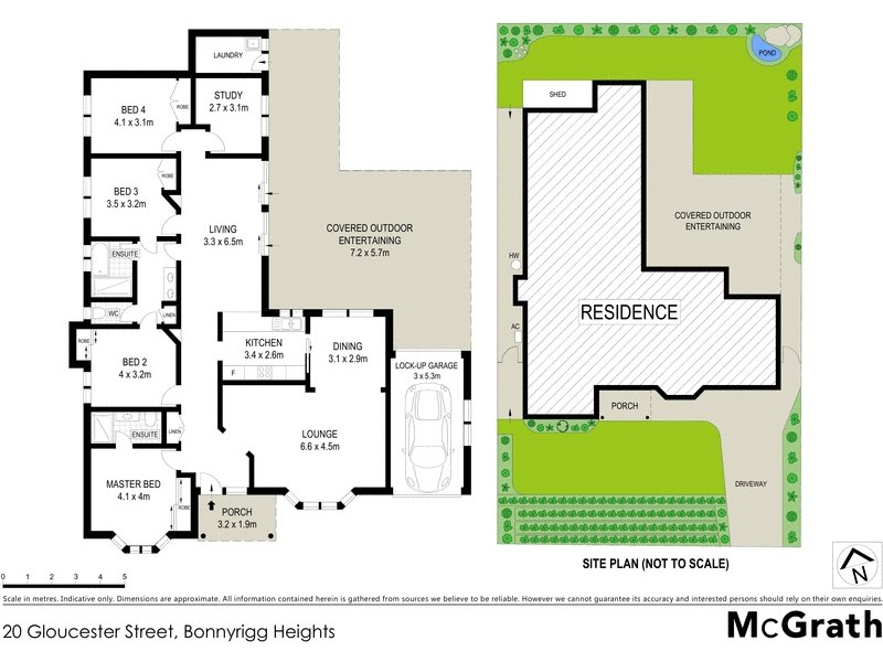 20 Gloucester Street, Bonnyrigg Heights NSW 2177 Floorplan