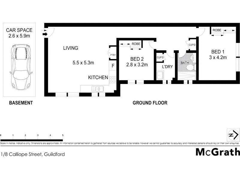 1/8 Calliope Street, Guildford NSW 2161 Floorplan
