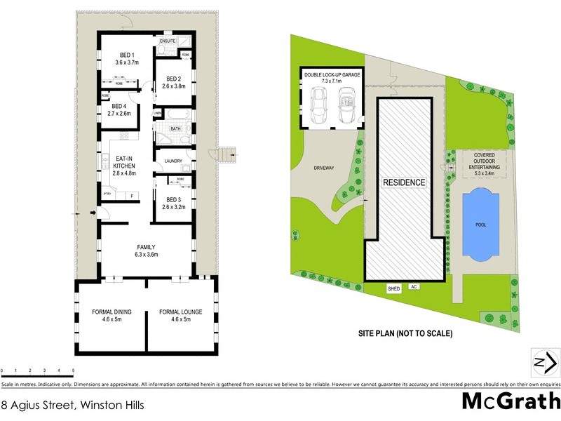 8 Agius Street, Winston Hills NSW 2153 Floorplan
