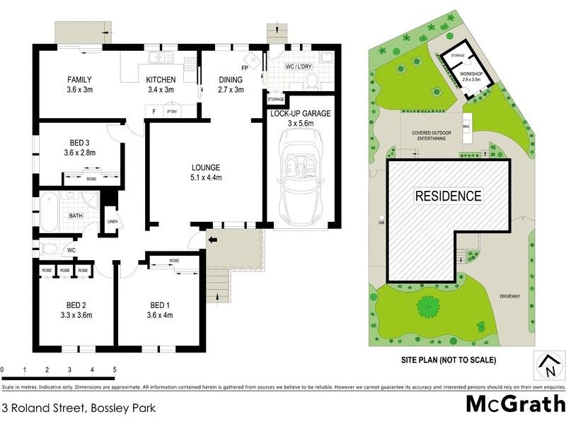 3 Roland Street, Bossley Park NSW 2176 Floorplan