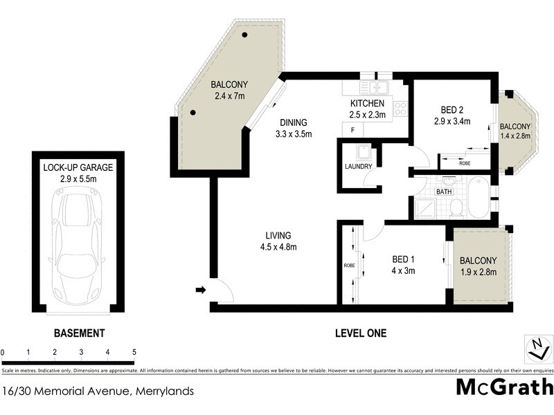 16/30 Memorial Avenue, Merrylands NSW 2160 Floorplan